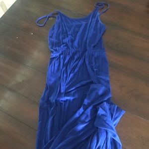 Royal blue maxi dress